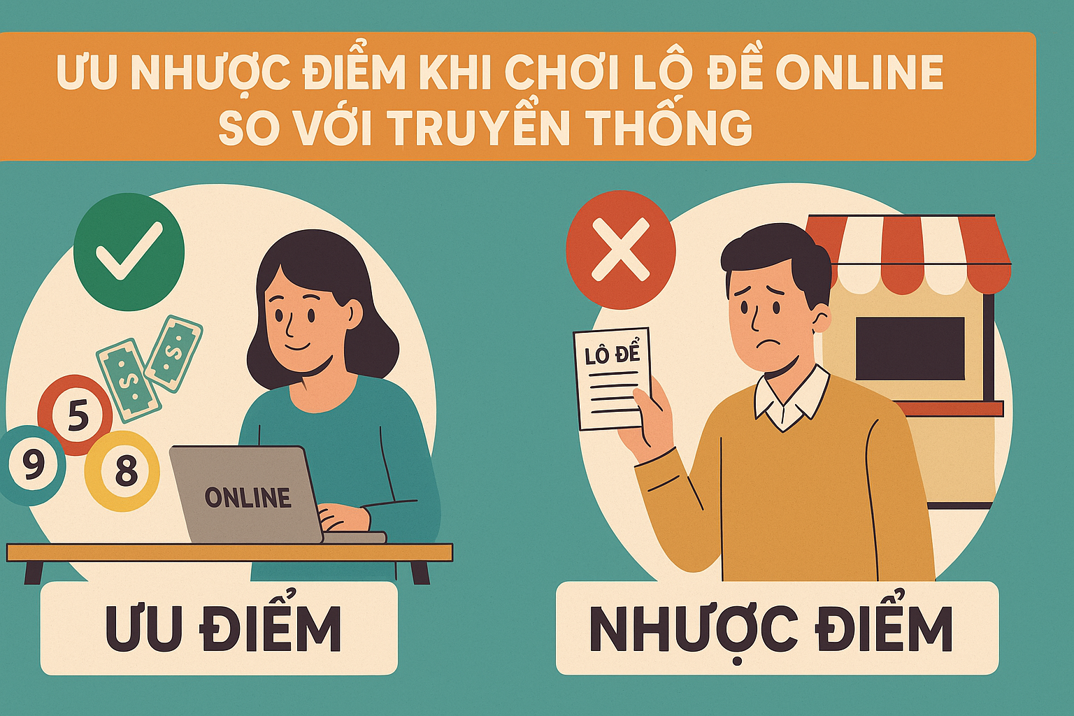 Ưu Nhược Điểm Khi Chơi Lô Đề Online So Với Truyền Thống